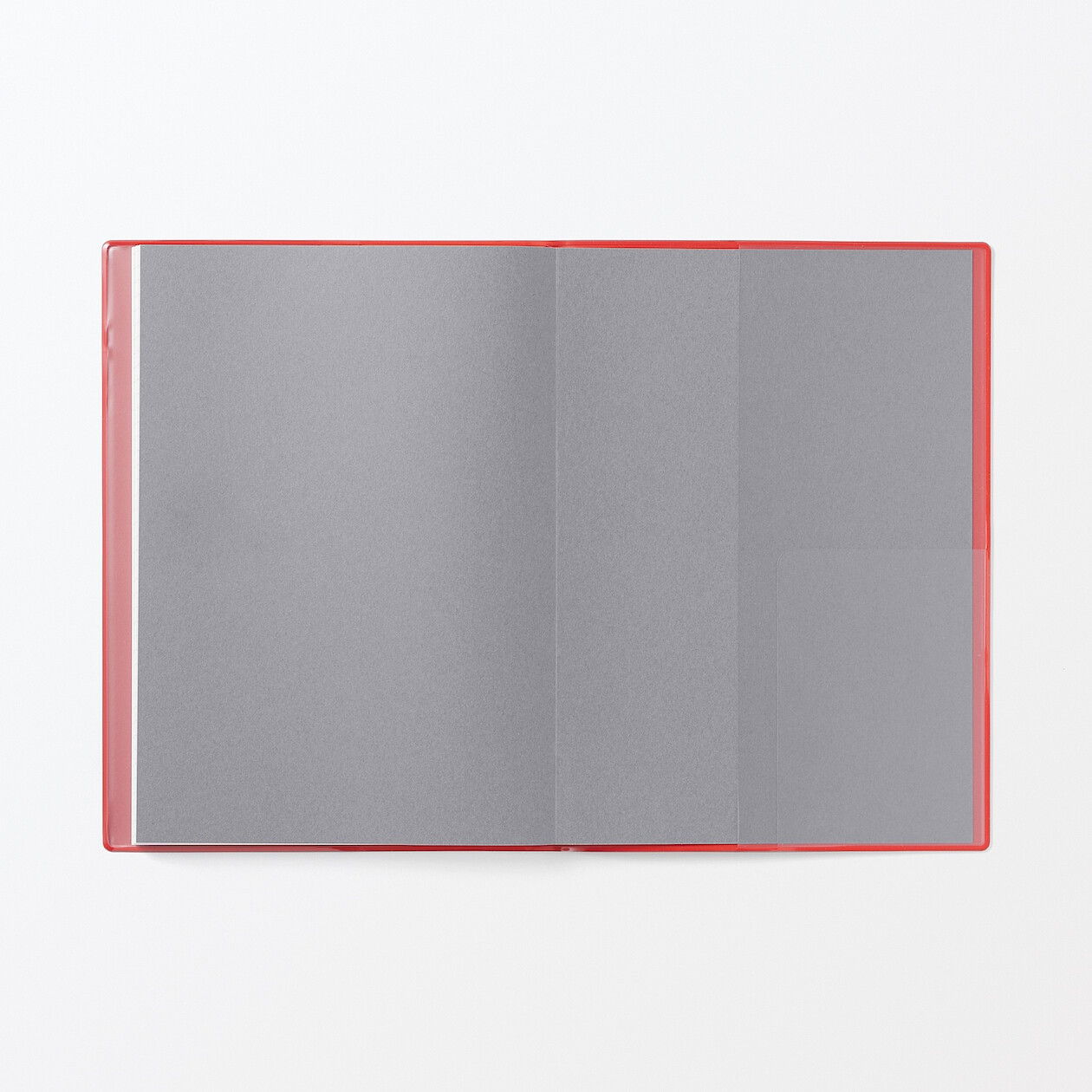 Kalendarz 2026 tygodniowy B6 winylowy czerwony