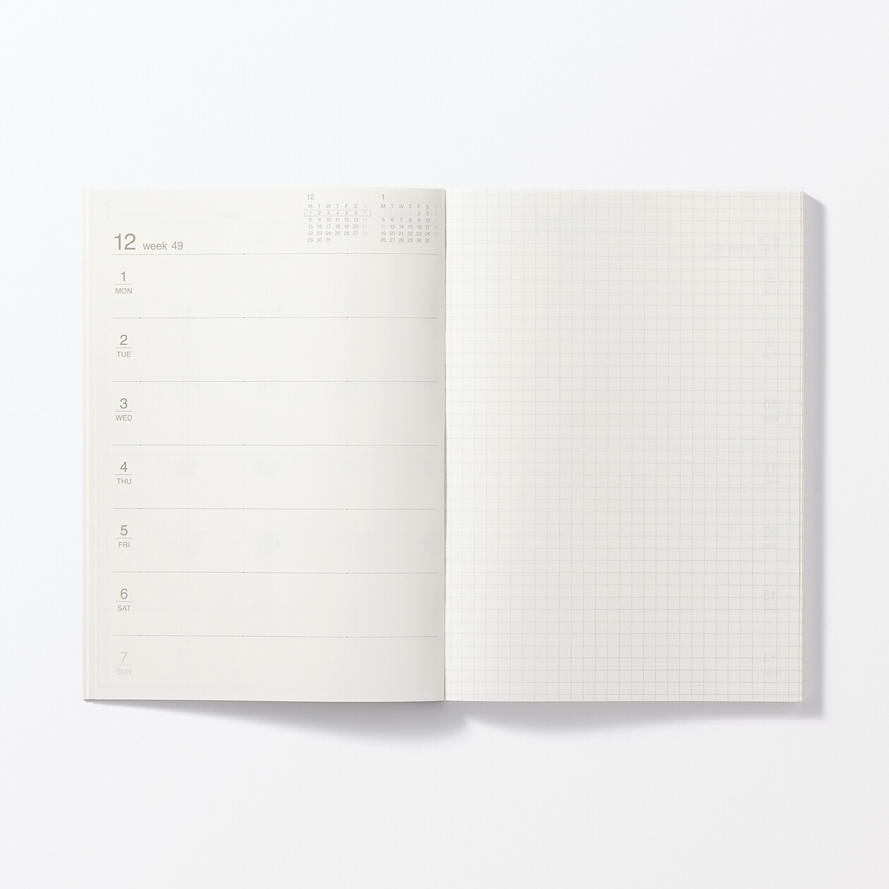 Kalendarz 2026 tygodniowy A5 papierowy