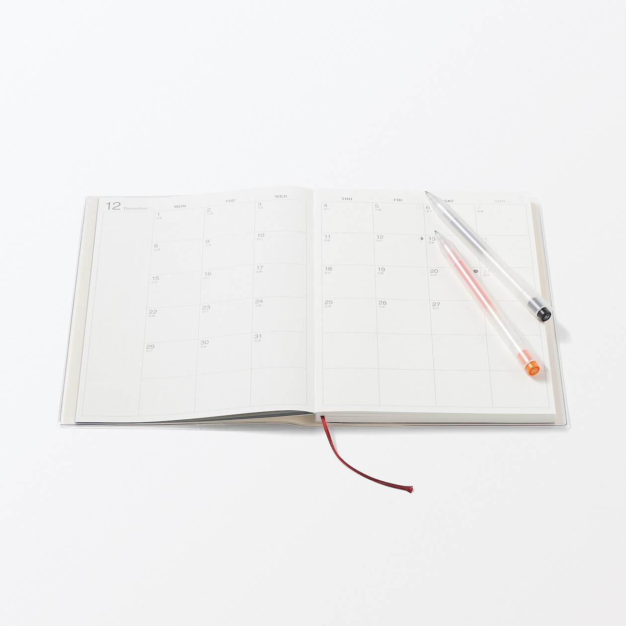 Kalendarz 2026 tygodniowy A5 układ pionowy biały