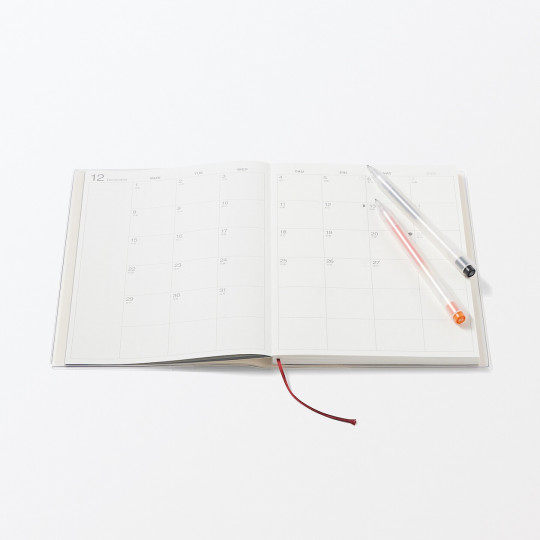 Kalendarz 2026 tygodniowy A5 układ pionowy biały