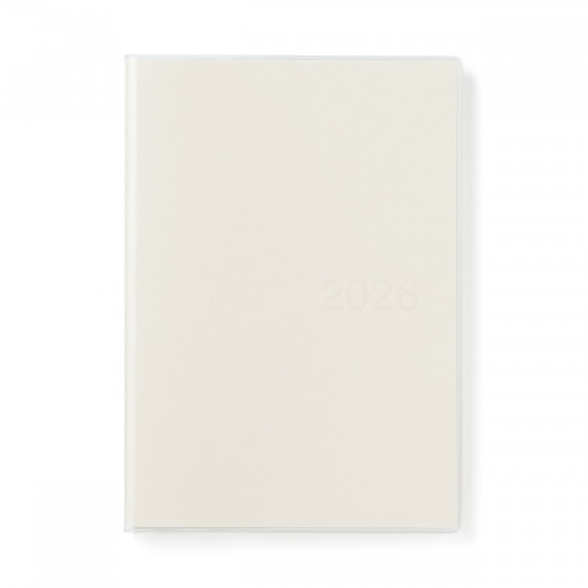 Kalendarz 2026 tygodniowy A5 układ pionowy biały