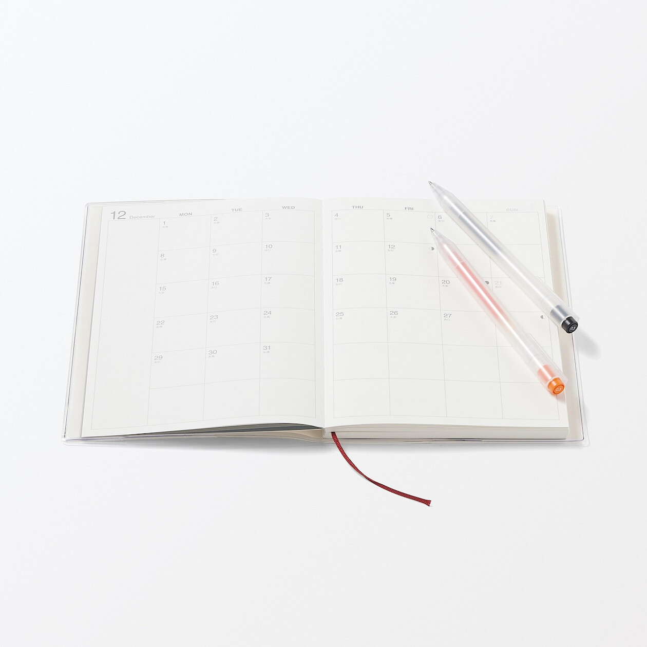 Kalendarz 2026 tygodniowy B6 układ pionowy biały