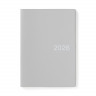 Kalendarz 2026 tygodniowy A6 winylowy szary