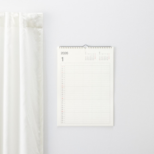 Kalendarz ścienny 2026 pionowy A3