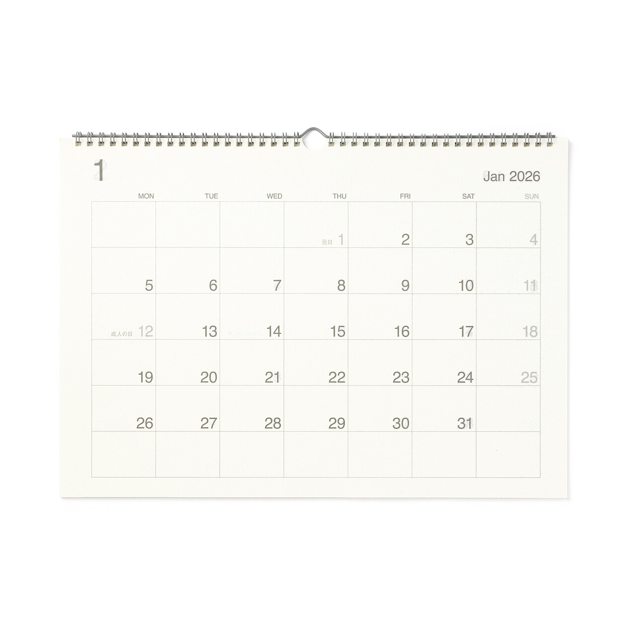 Kalendarz ścienny 2026 poziomy A3