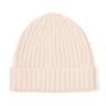Czapka beanie wełniana niegryząca kremowa