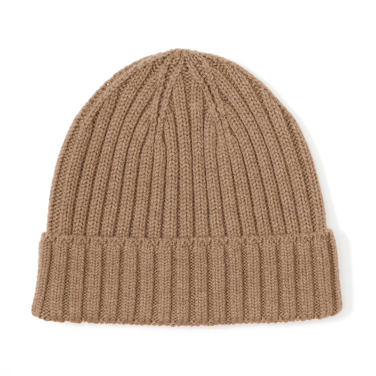 Czapka beanie wełniana niegryząca brązowa