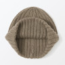 Czapka beanie wełniana niegryząca khaki