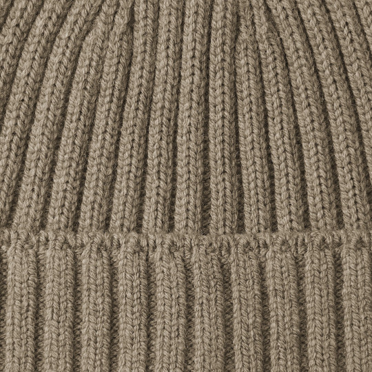 Czapka beanie wełniana niegryząca khaki