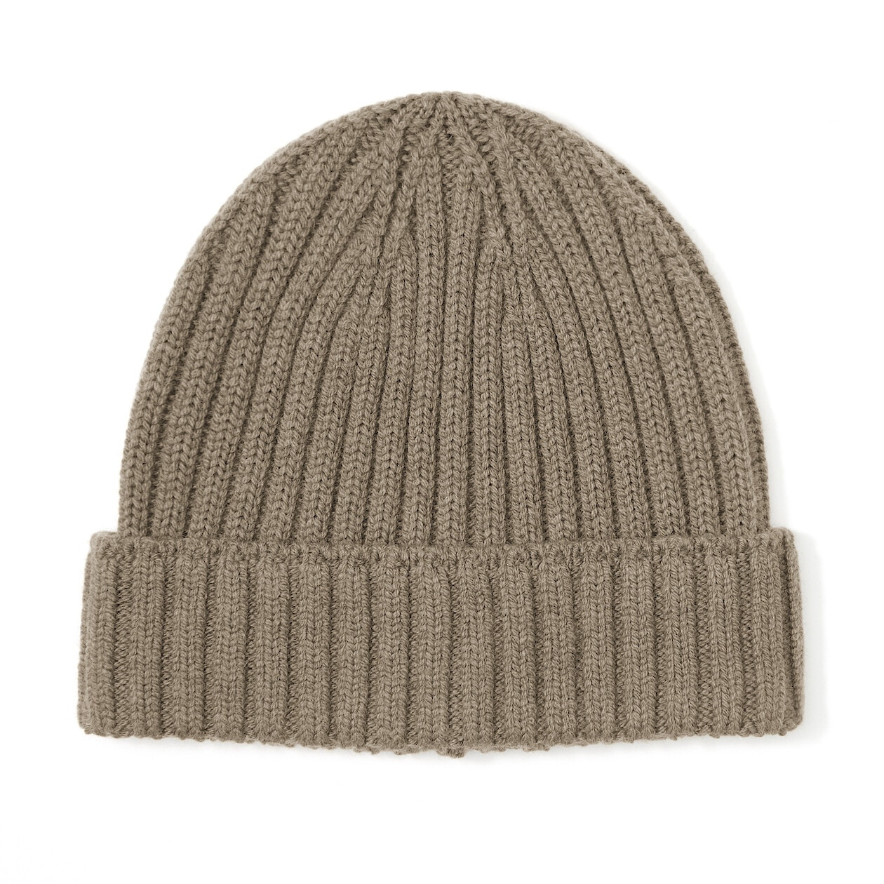 Czapka beanie wełniana niegryząca khaki