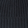 Czapka beanie wełniana niegryząca grafitowa
