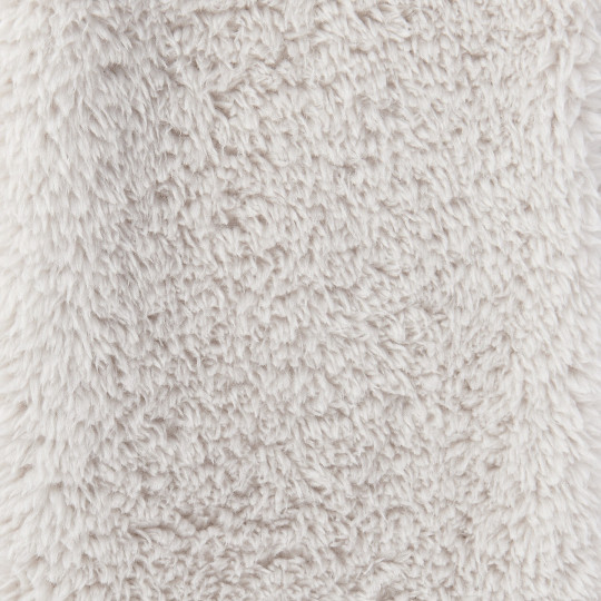 Szalik pluszowy szarobrązowy