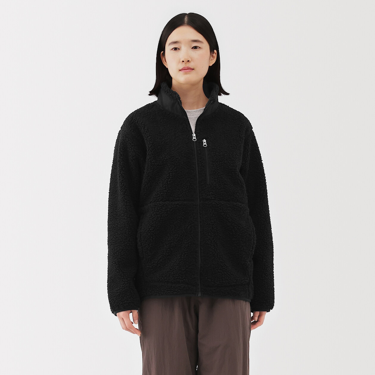 Bluza z polaru rozpinana czarna