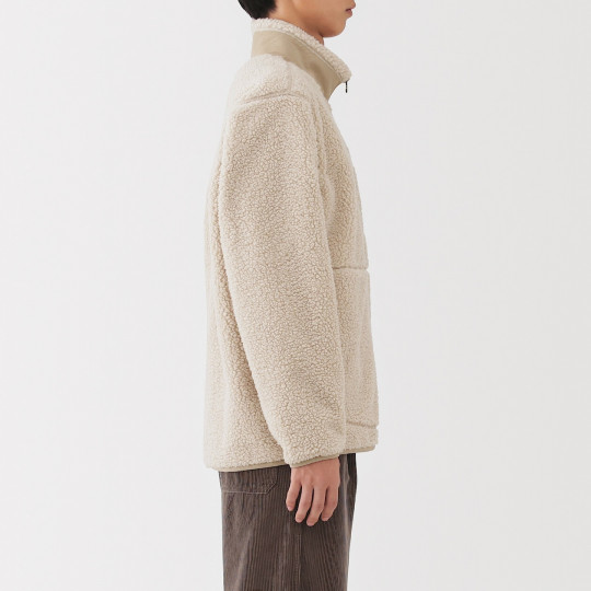 Bluza z polaru rozpinana brązowa