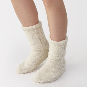 Skarpety ciepłe kremowe