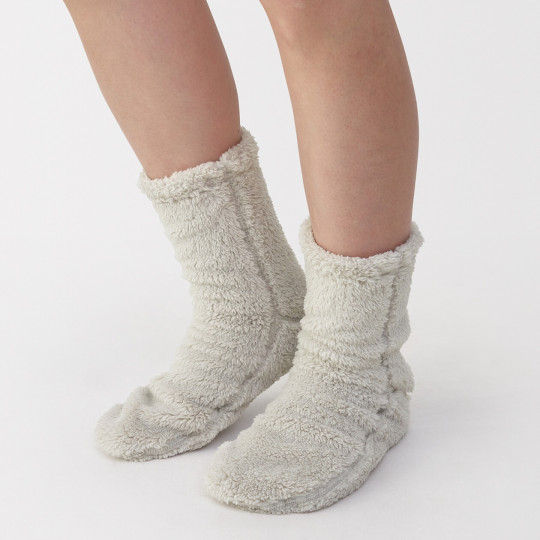 Skarpety ciepłe szarobrązowe