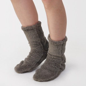 Skarpety ciepłe brązowe