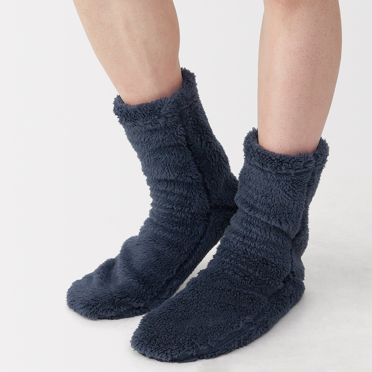 Skarpety ciepłe granatowe