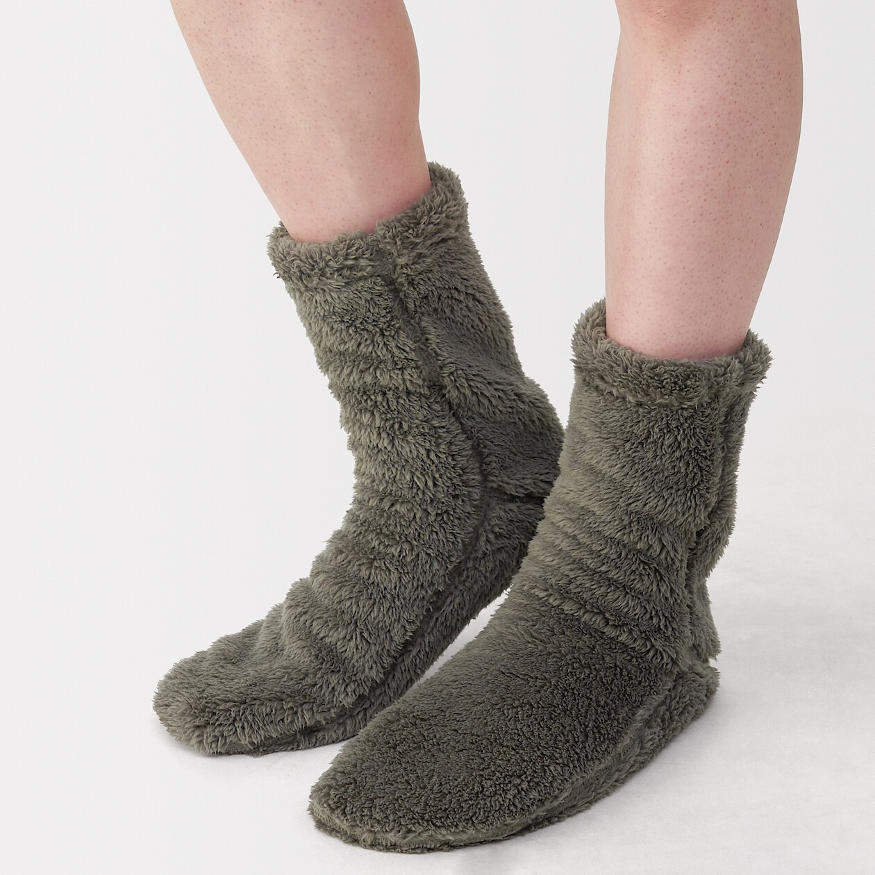 Skarpety ciepłe brązowe