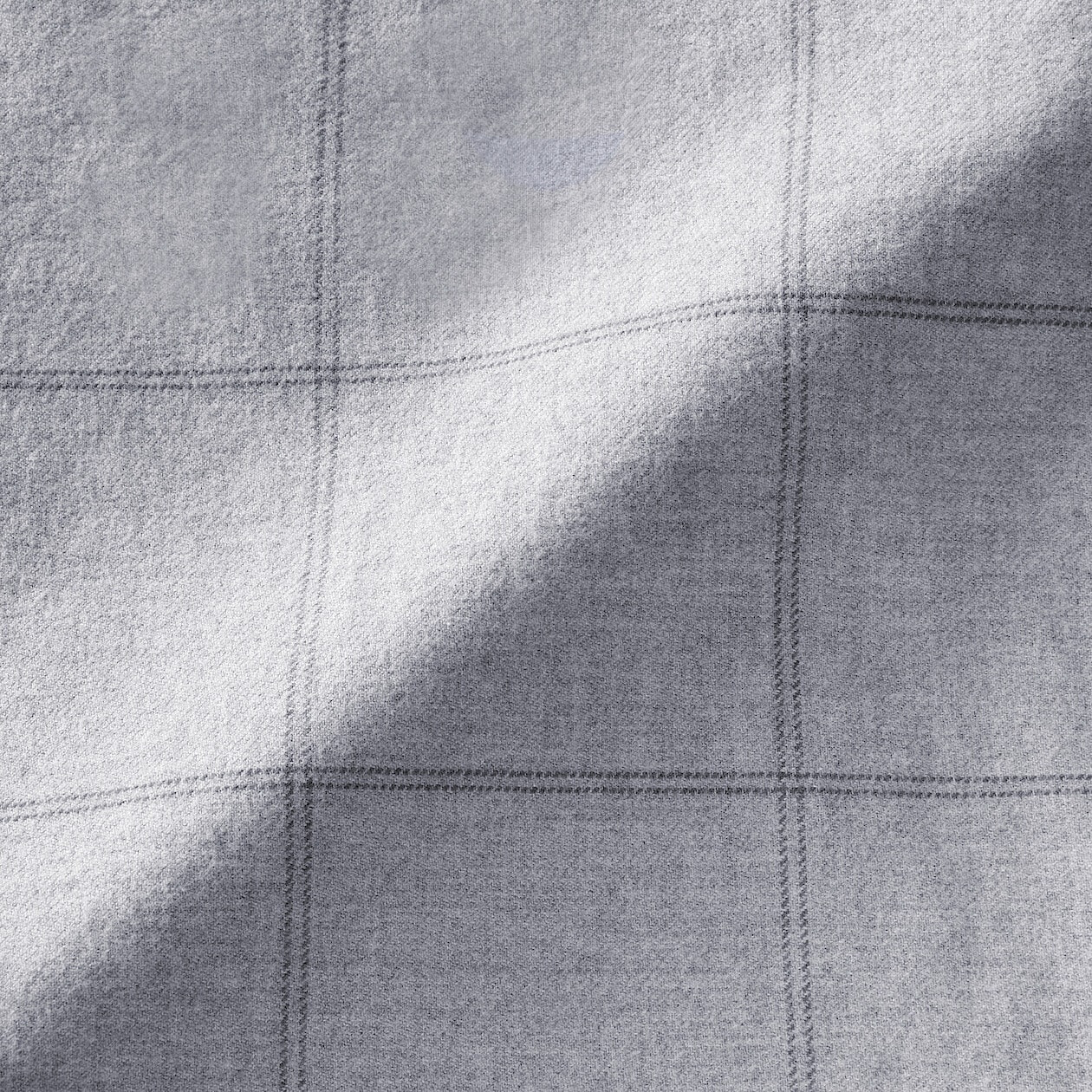 Koszula flanelowa ze stójką w kratkę szara