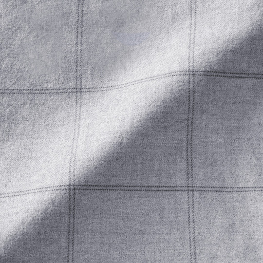 Koszula flanelowa ze stójką w kratkę szara