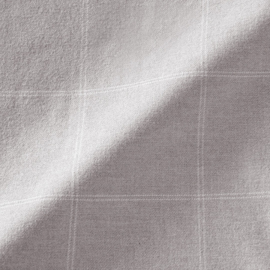 Koszula flanelowa ze stójką w kratkę beżowa