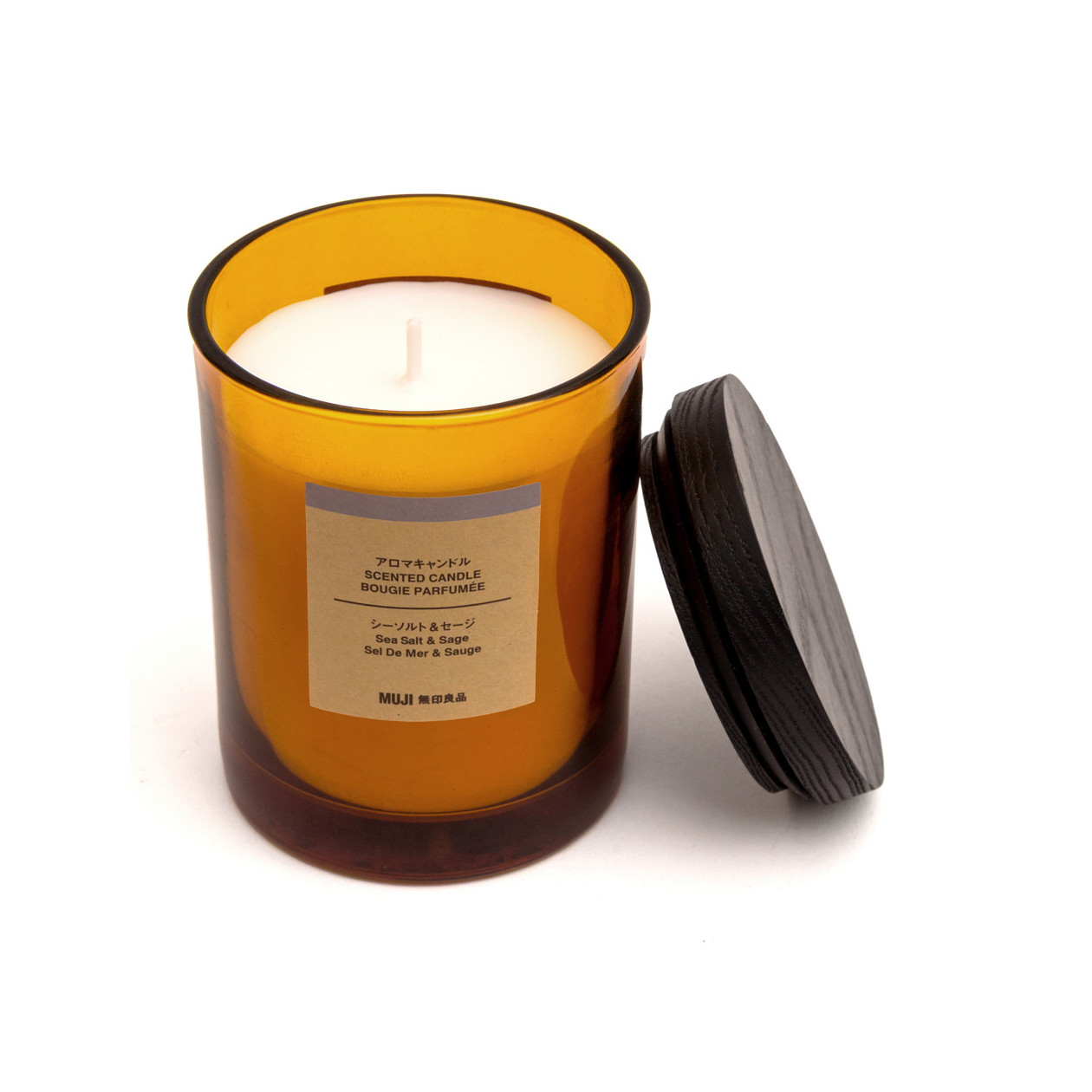 Świeca zapachowa z 1 knotem sól morska i szałwia