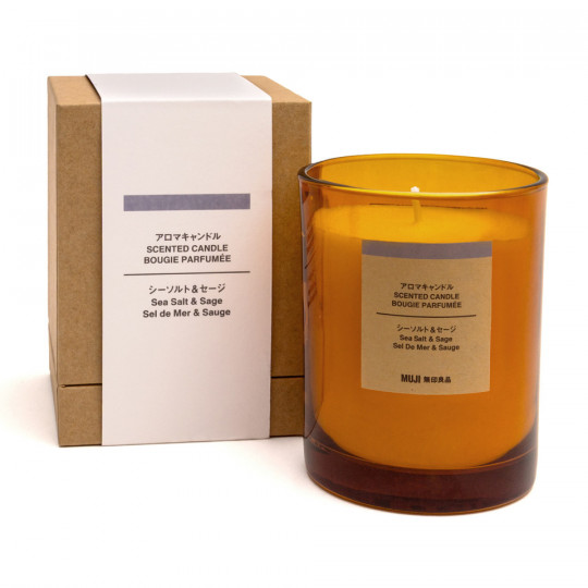 Świeca zapachowa z 1 knotem sól morska i szałwia