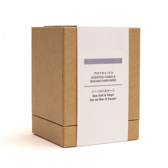 Świeca zapachowa z 1 knotem sól morska i szałwia