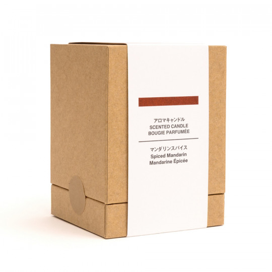 Świeca zapachowa z 1 knotem mandarynka w przyprawach