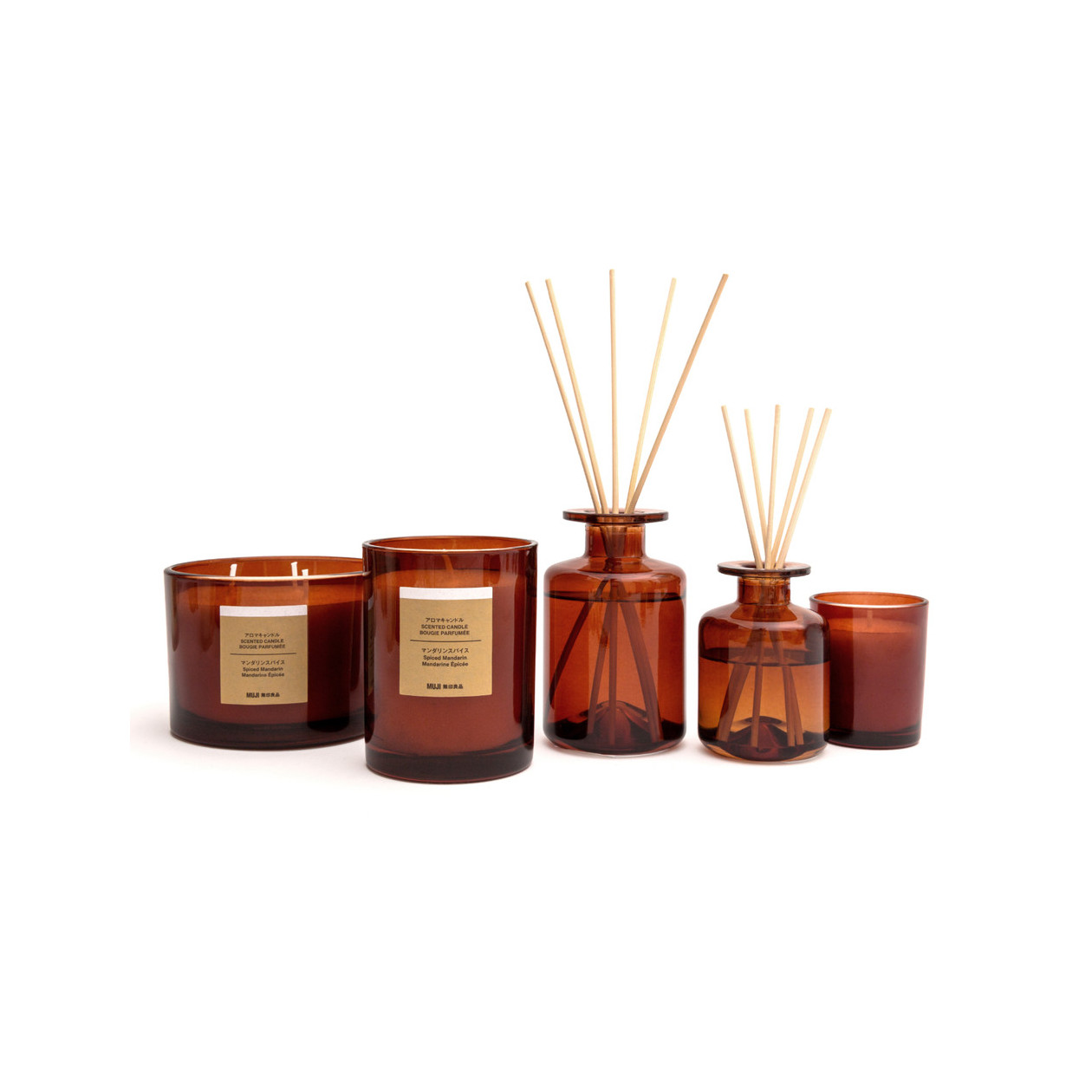 Świeca zapachowa z 1 knotem mandarynka w przyprawach