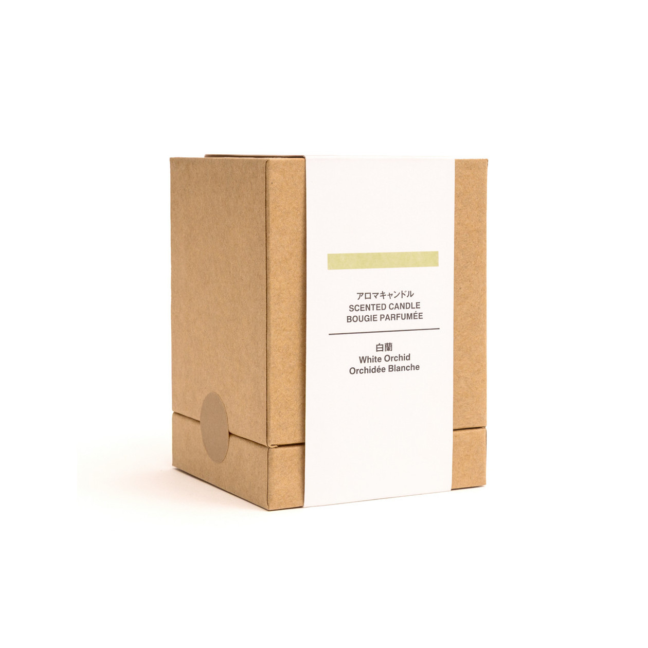 Świeca zapachowa z 1 knotem biała orchidea