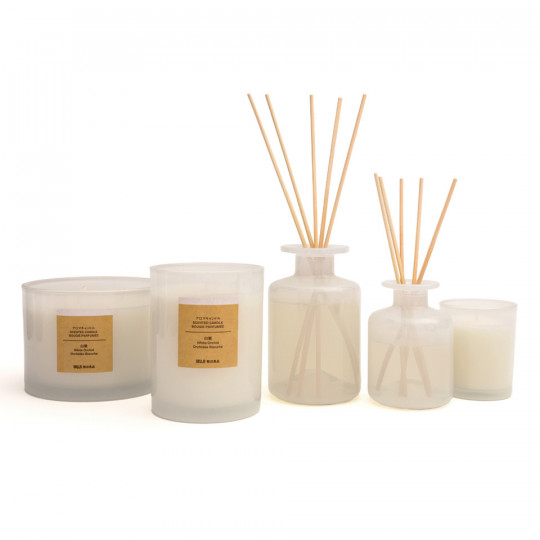 Świeca zapachowa z 1 knotem biała orchidea