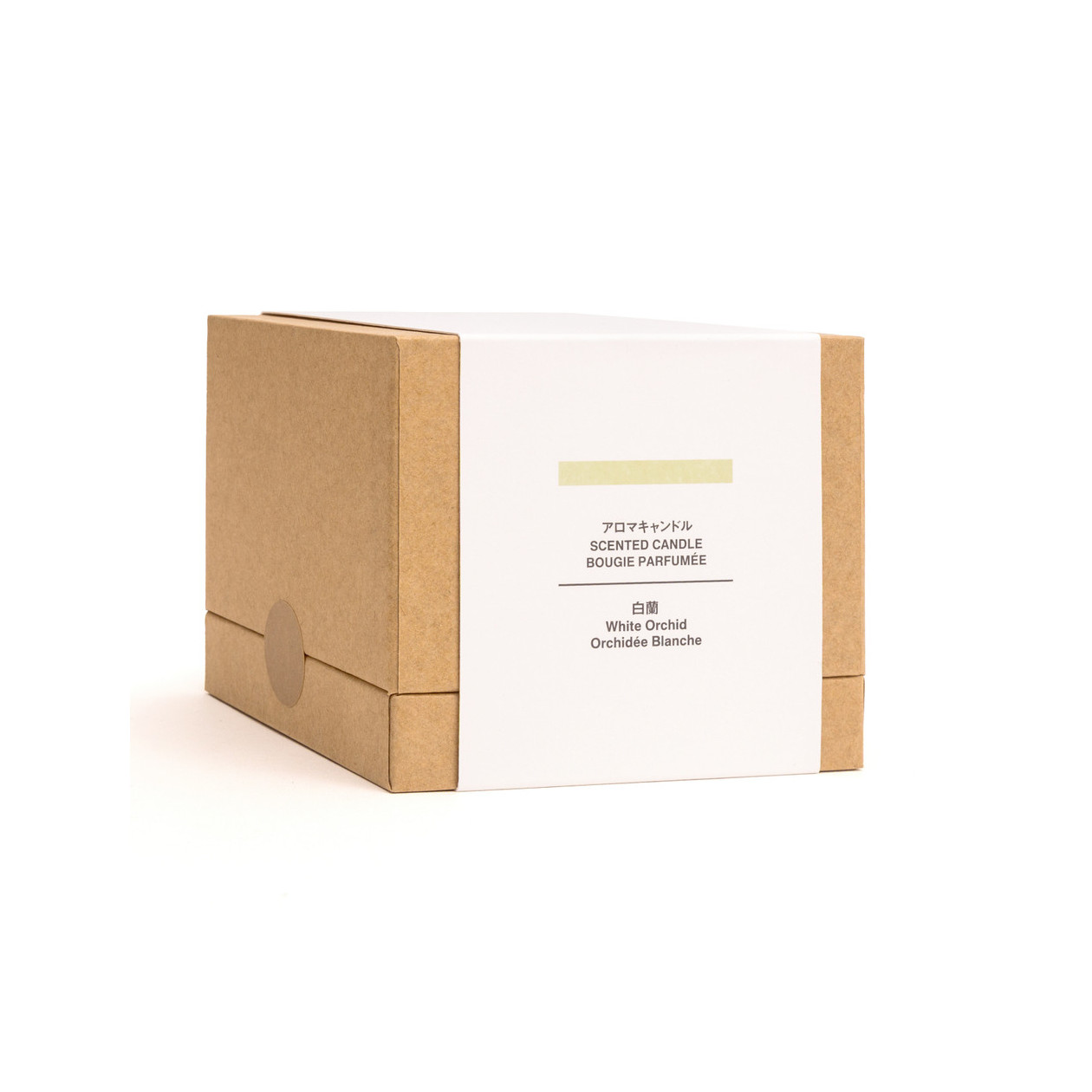 Świeca zapachowa z 3 knotami biała orchidea