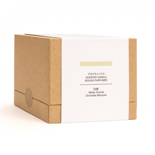 Świeca zapachowa z 3 knotami biała orchidea