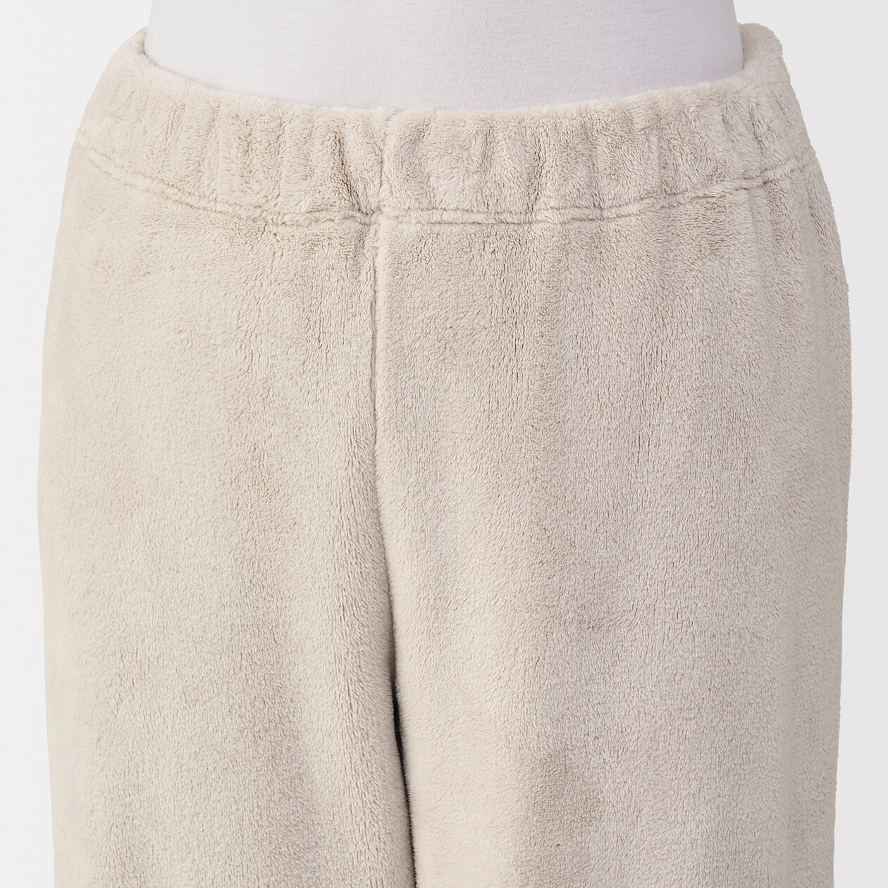 Piżama pluszowa kremowa