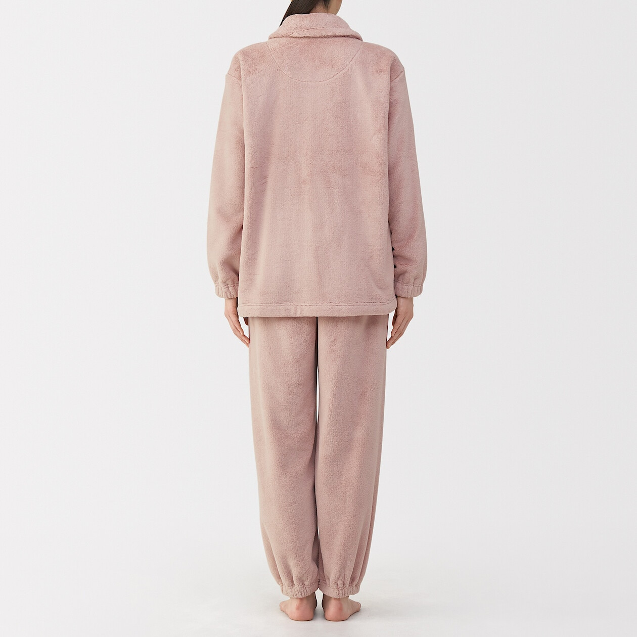 Piżama pluszowa różowa