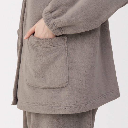 Piżama pluszowa brązowa