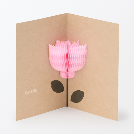 Kartka okolicznościowa tulipan