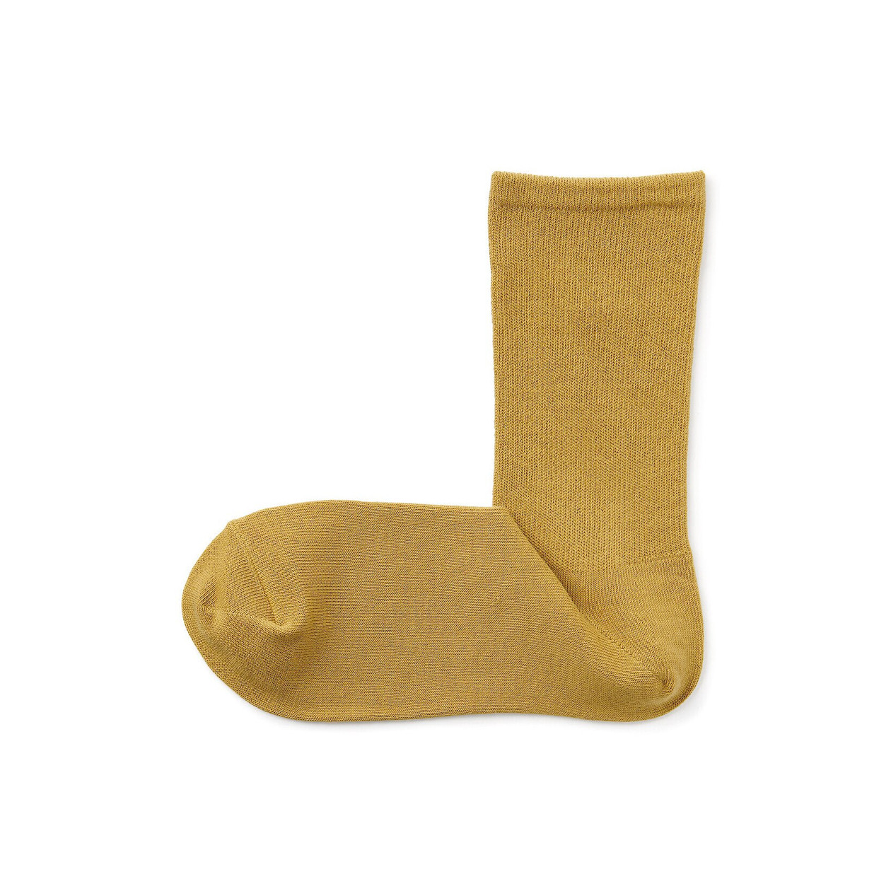 Skarpety bezuciskowe musztardowe