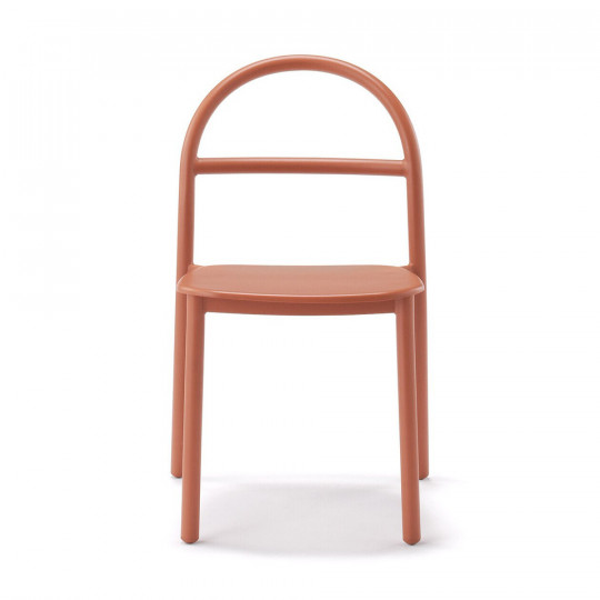 Krzesło aluminium burgund 52x47,5x77cm - zestaw 4 szt.