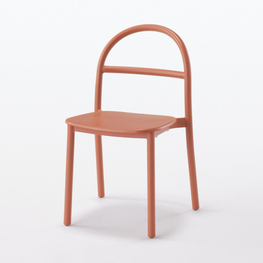 Krzesło aluminium burgund 52x47,5x77cm - zestaw 4 szt.