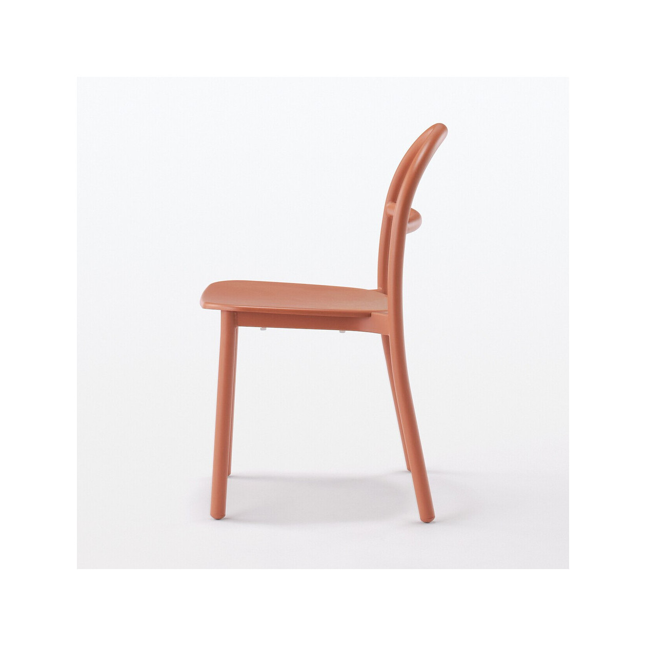 Krzesło aluminium burgund 52x47,5x77cm - zestaw 4 szt.