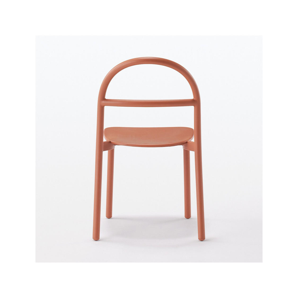 Krzesło aluminium burgund 52x47,5x77cm - zestaw 4 szt.