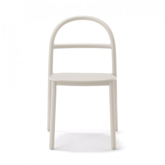 Krzesło aluminium jasny szary 52x47,5x77cm - zestaw 4 szt.