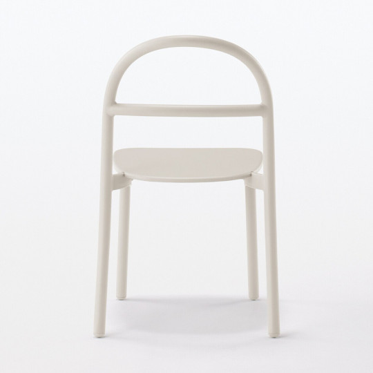 Krzesło aluminium jasny szary 52x47,5x77cm - zestaw 4 szt.