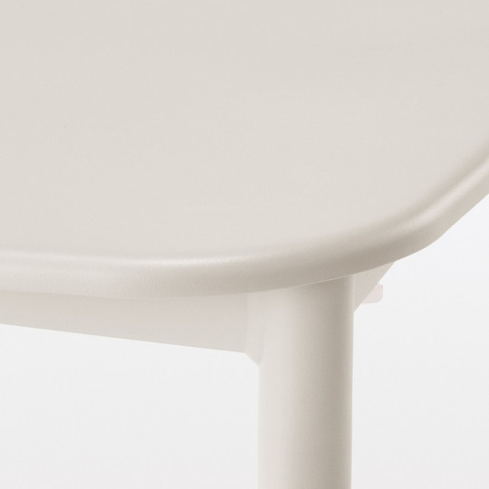 Krzesło aluminium jasny szary 52x47,5x77cm - zestaw 4 szt.