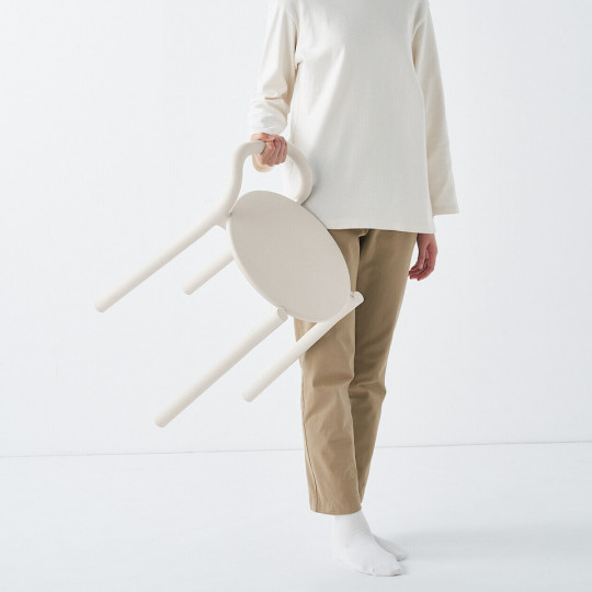 Stołek aluminium jasny szary 41,5x34x54,3cm - zestaw 4 szt.