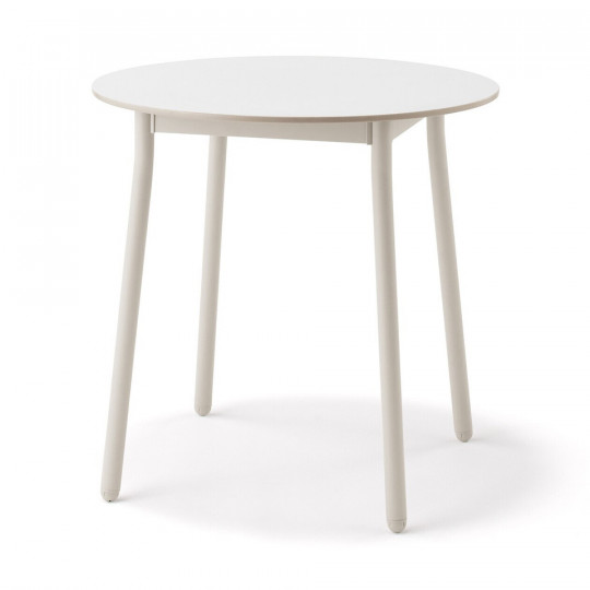 Stół aluminium jasny szary S 75x75x72cm