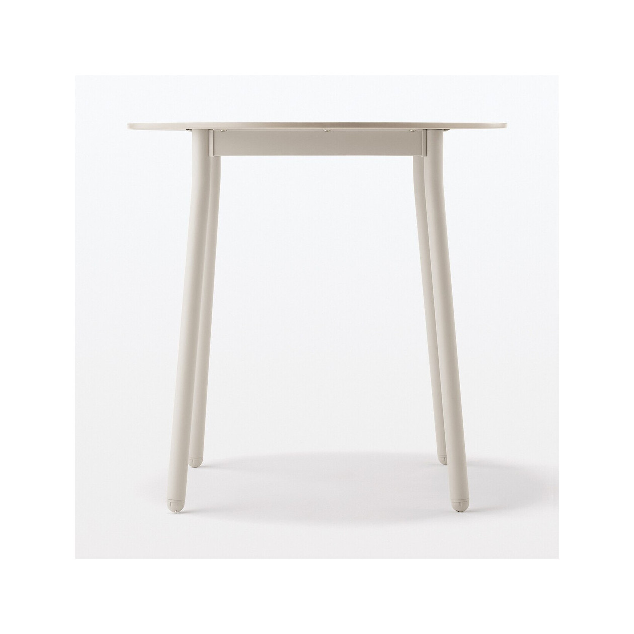 Stół aluminium jasny szary S 75x75x72cm